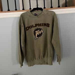 Dolphins crewneck size medium